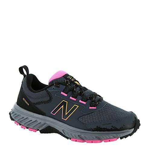 New Balance Women`s 510 V5 Trail Running Shoes Thunder/pink/orange Size 6