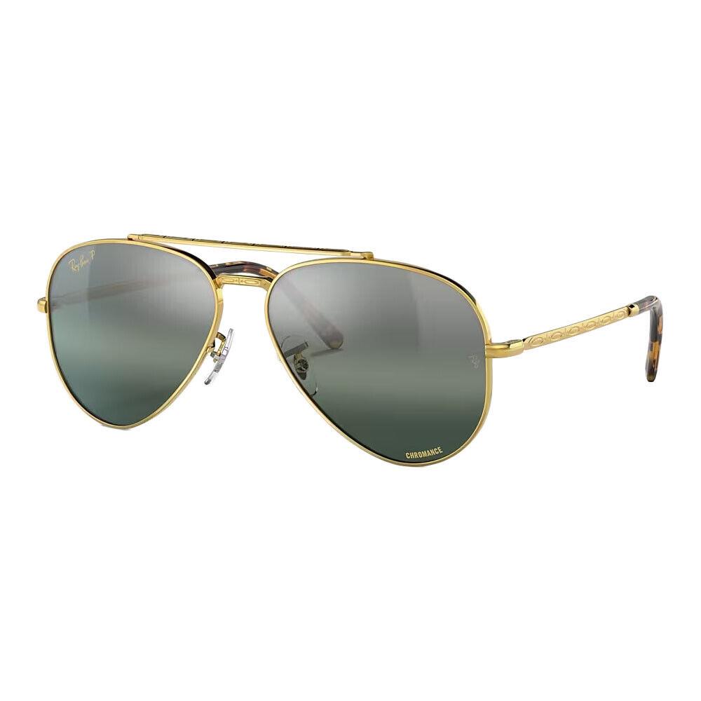 Ray-ban RB3625 Aviator Pilot Sunglasses Legend Gold/polarized Clear