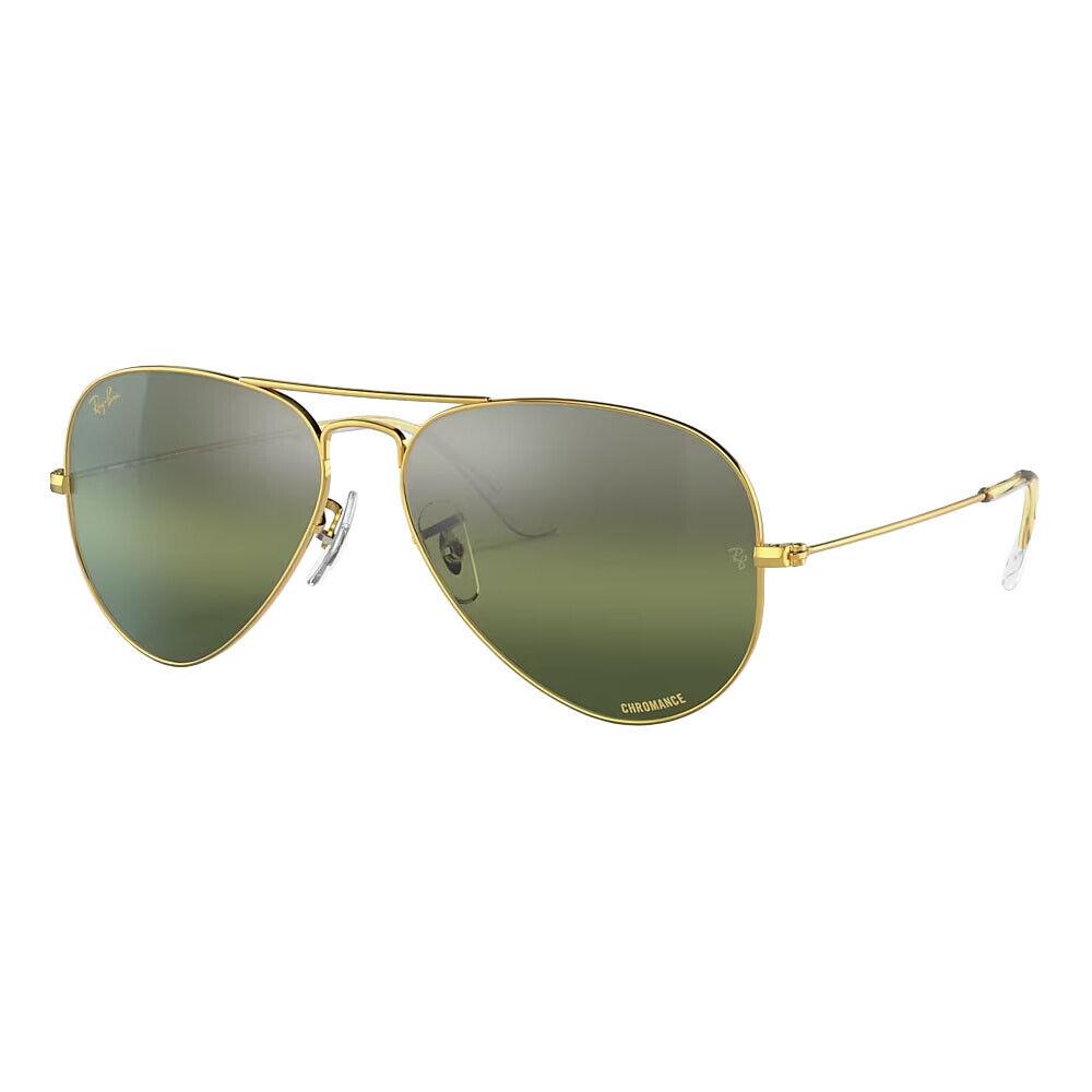 Ray-ban RB3025 Classic Aviator Sunglasses Legend Gold/polarized Gradient Dark