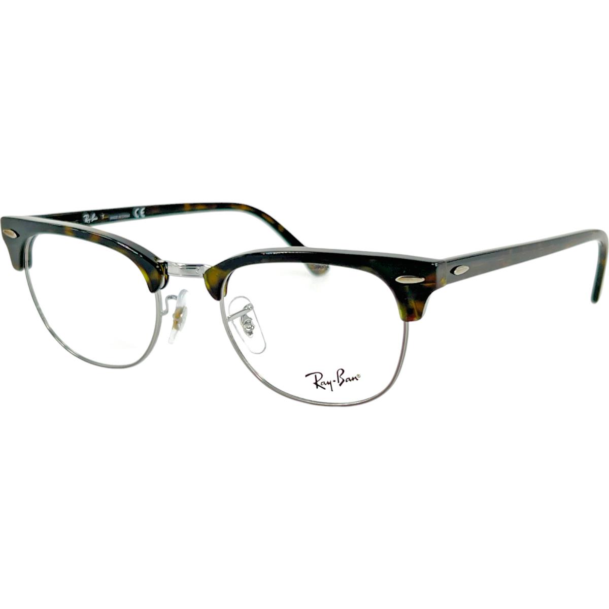 Ray Ban RB5154 Clubmaster Unisex Metal Eyeglass Frame 2012 Havana 51-21 w Case