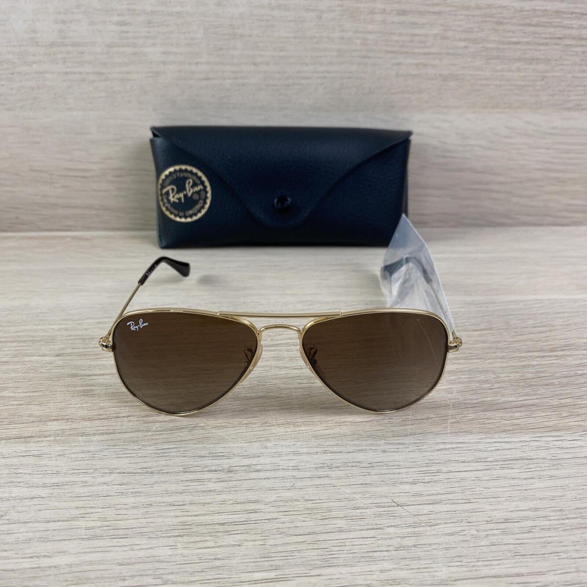 Ray-ban Jr. RB3025 Aviator Sunglasses Gold/brown