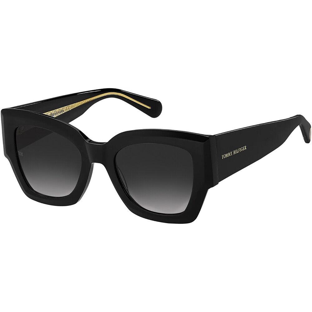 Tommy Hilfiger TH 1862/S 807_9O Black Plastic Sunglasses Grey Gradient Lens