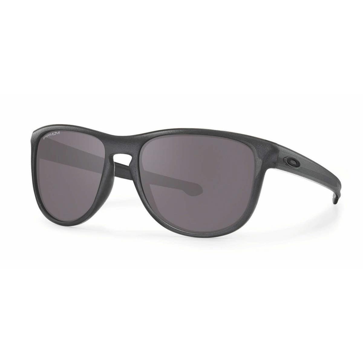 Oakley Sliver OO9342-08 Matte Gray Square Frame w/ Prizm Violet Polarized Lenses - Frame: Matte Gray, Lens: Violet Polarized