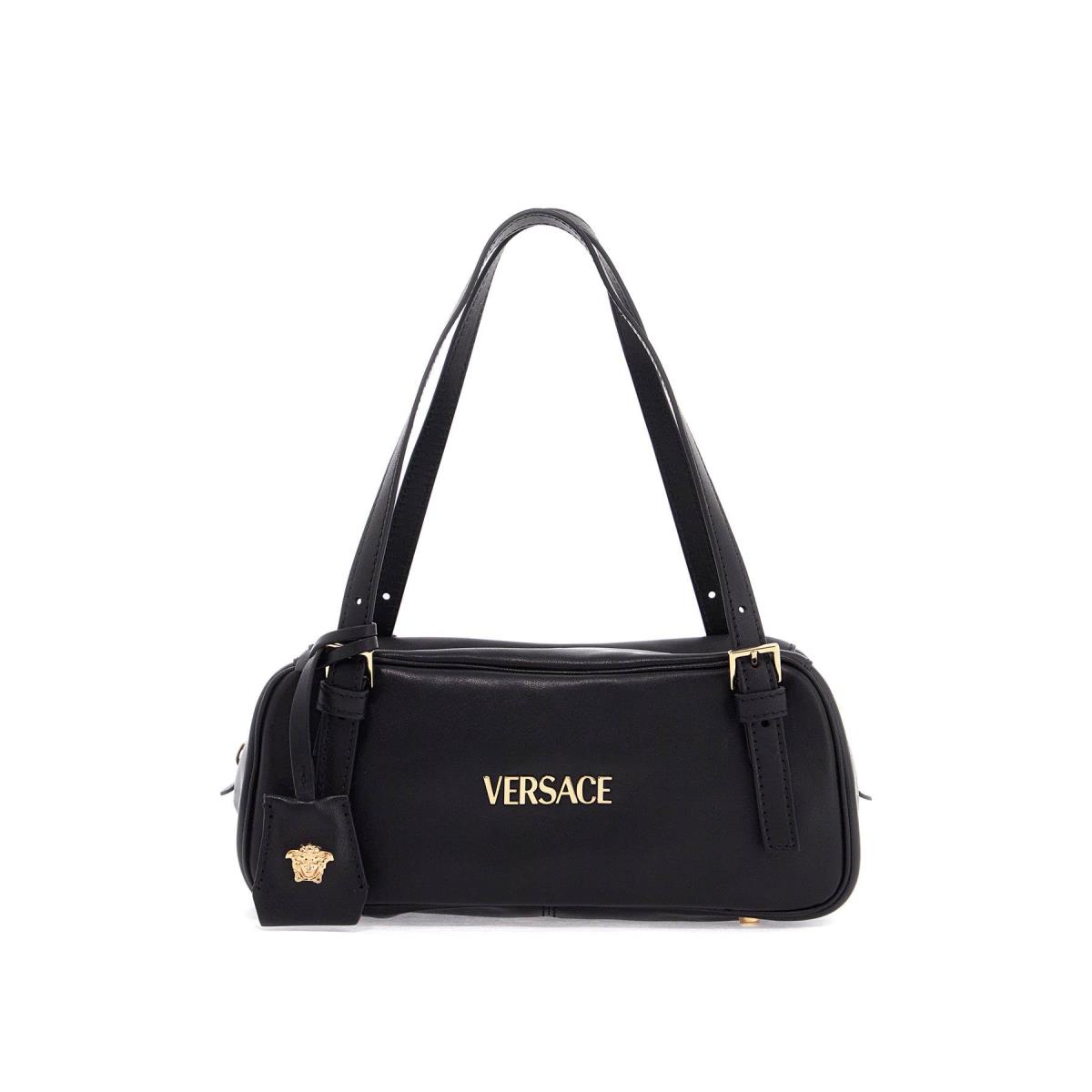 Versace Nappa Leather Bowling Bag