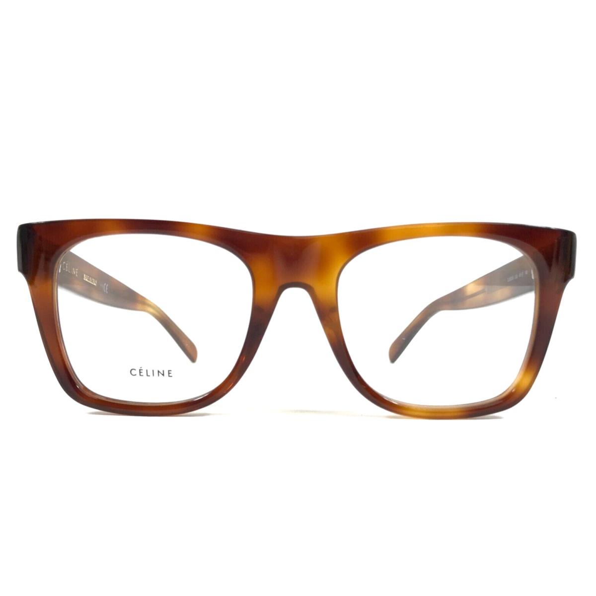 Celine Eyeglasses Frames CL50018I 053 Light Tortoise Square Full Rim 49-19-145