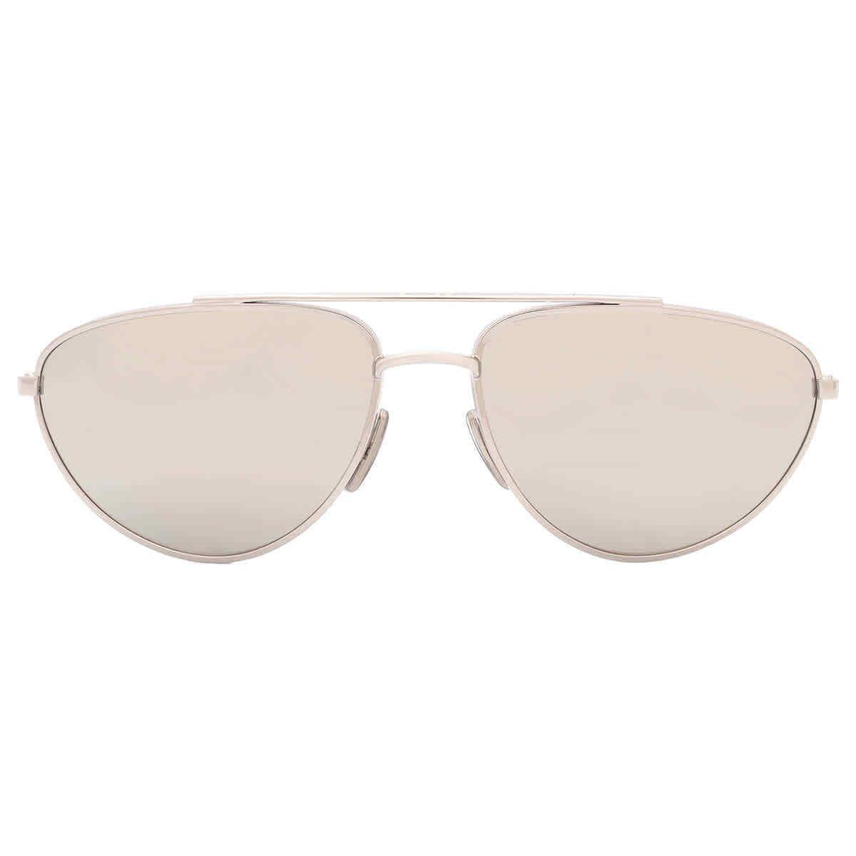 Celine Smoke Mirror Pilot Unisex Sunglasses CL40077U 16C 59 CL40077U 16C 59