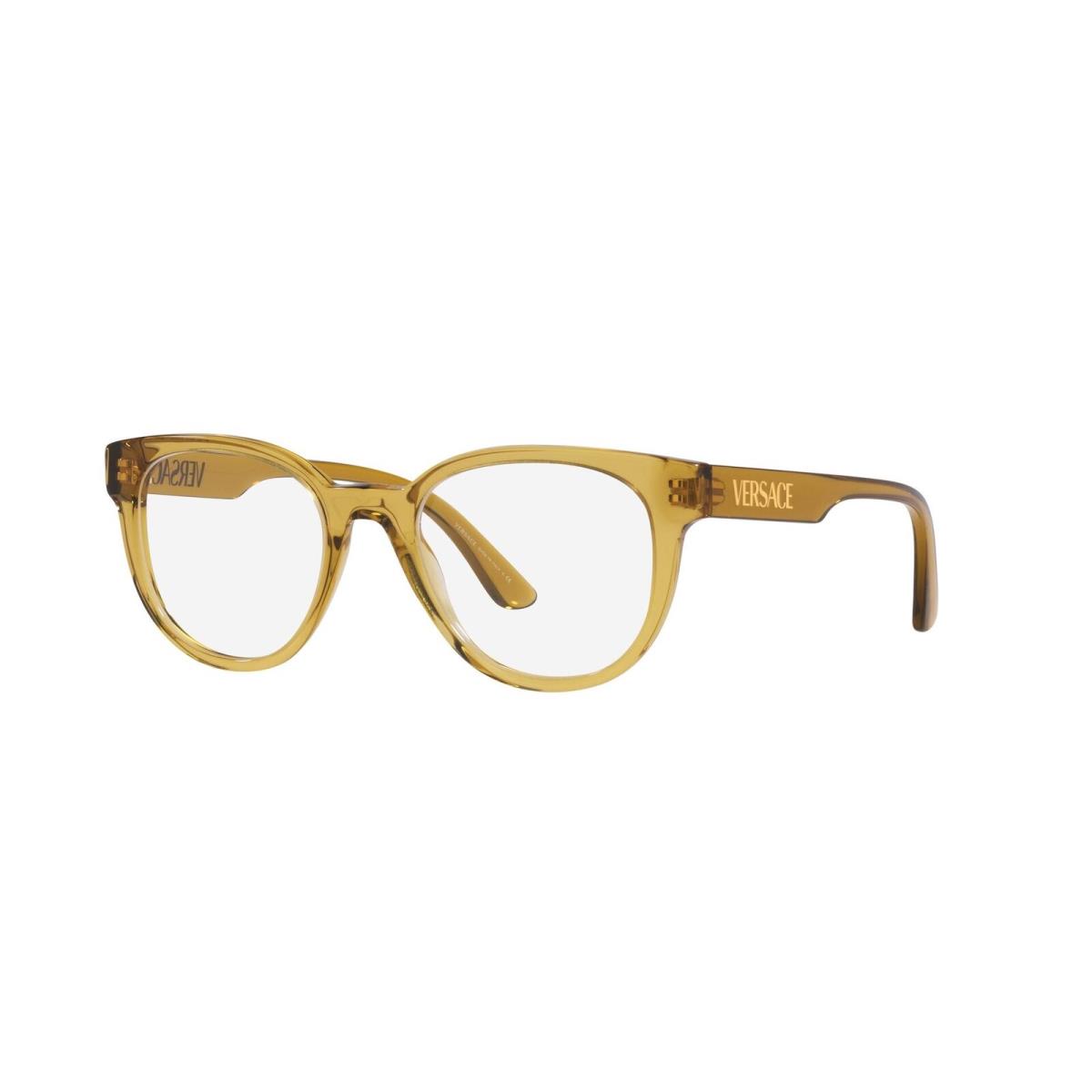 Versace VE3317 5347 Transparent Honey Demo Lens 51 mm Men`s Eyeglasses