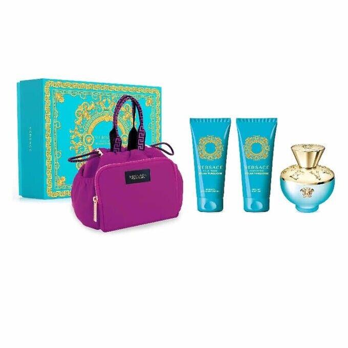 Versace Ladies Dylan Turquoise Gift Set Fragrances 8011003885008