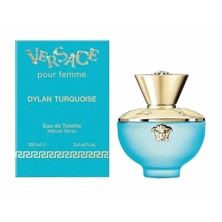 Versace Dylan Turquoise Women 3.4 oz 100 ml Eau De Toilette Spray