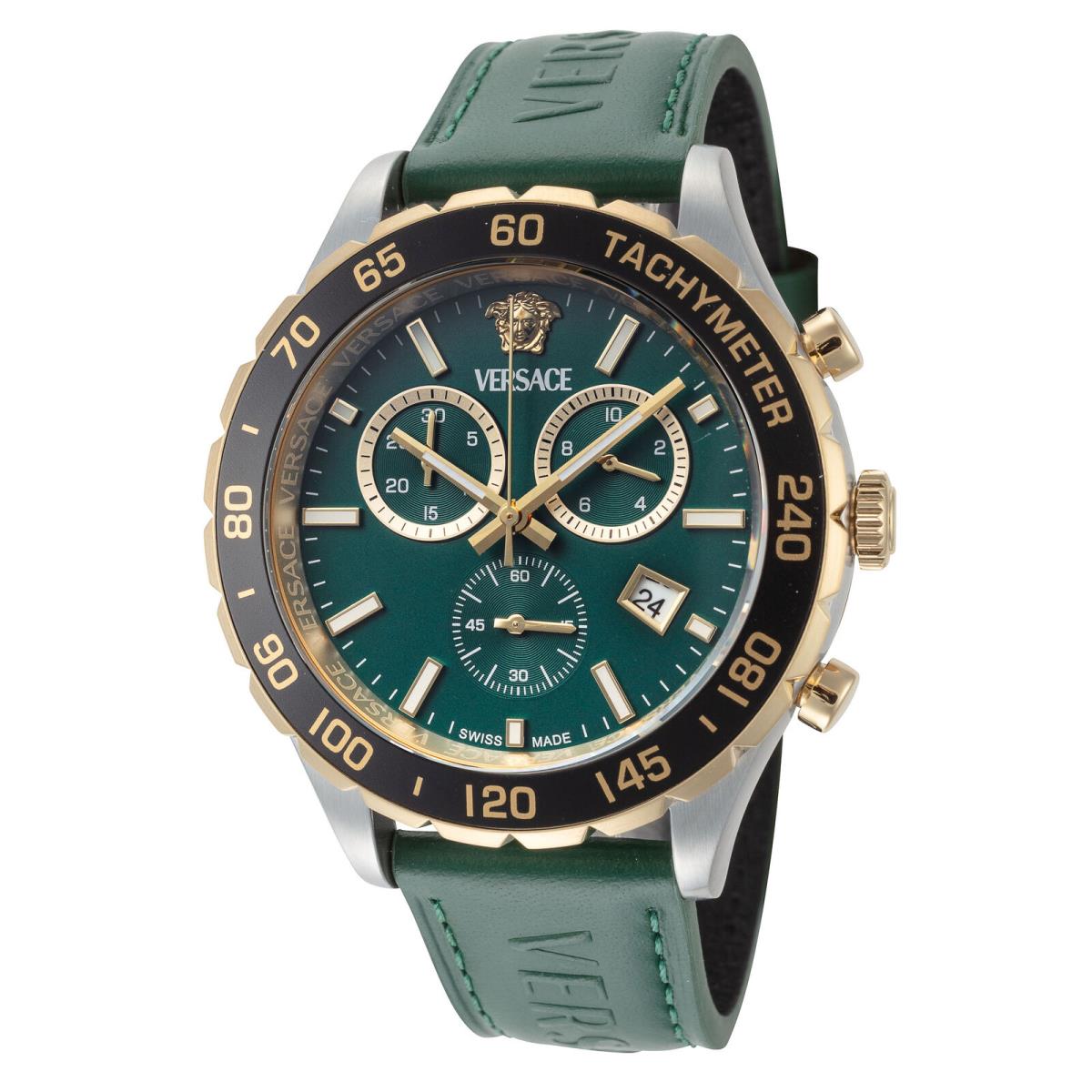 Versace Men`s Hellenyium 43mm Quartz Watch VEPCA0224