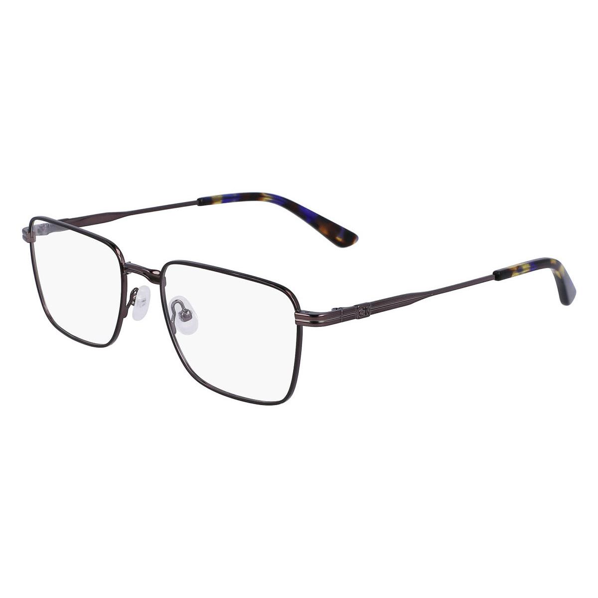 Calvin Klein CK23104 Eyeglasses Men Brown Square 54mm