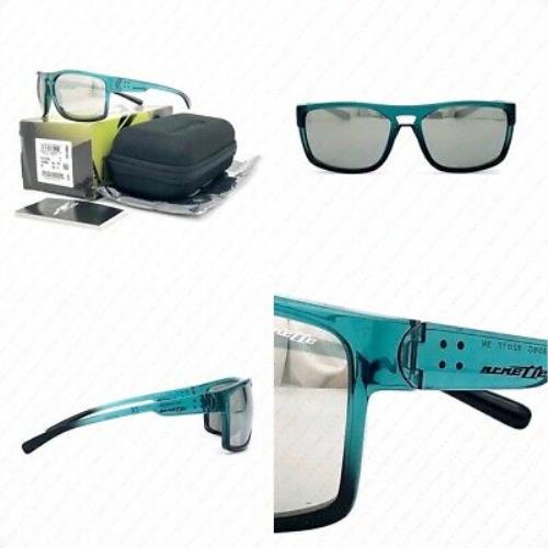 Arnette Brapp AN4239 24936G Azure W/light Grey Mirror Silver 62mm Sunglasses