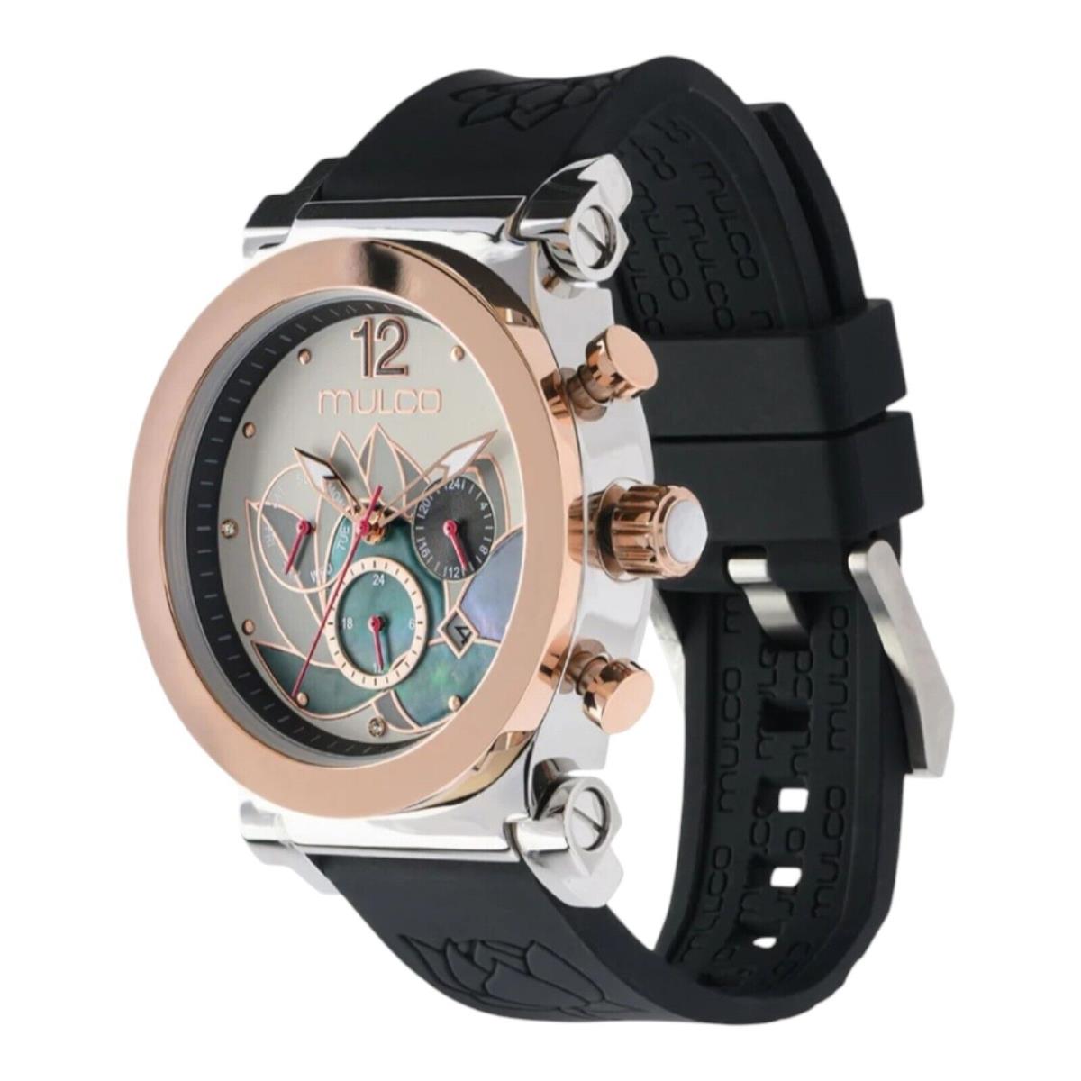 La Fleur Lotus MW3-19001-021 Silicone Strap Women`s Watch by Mulco