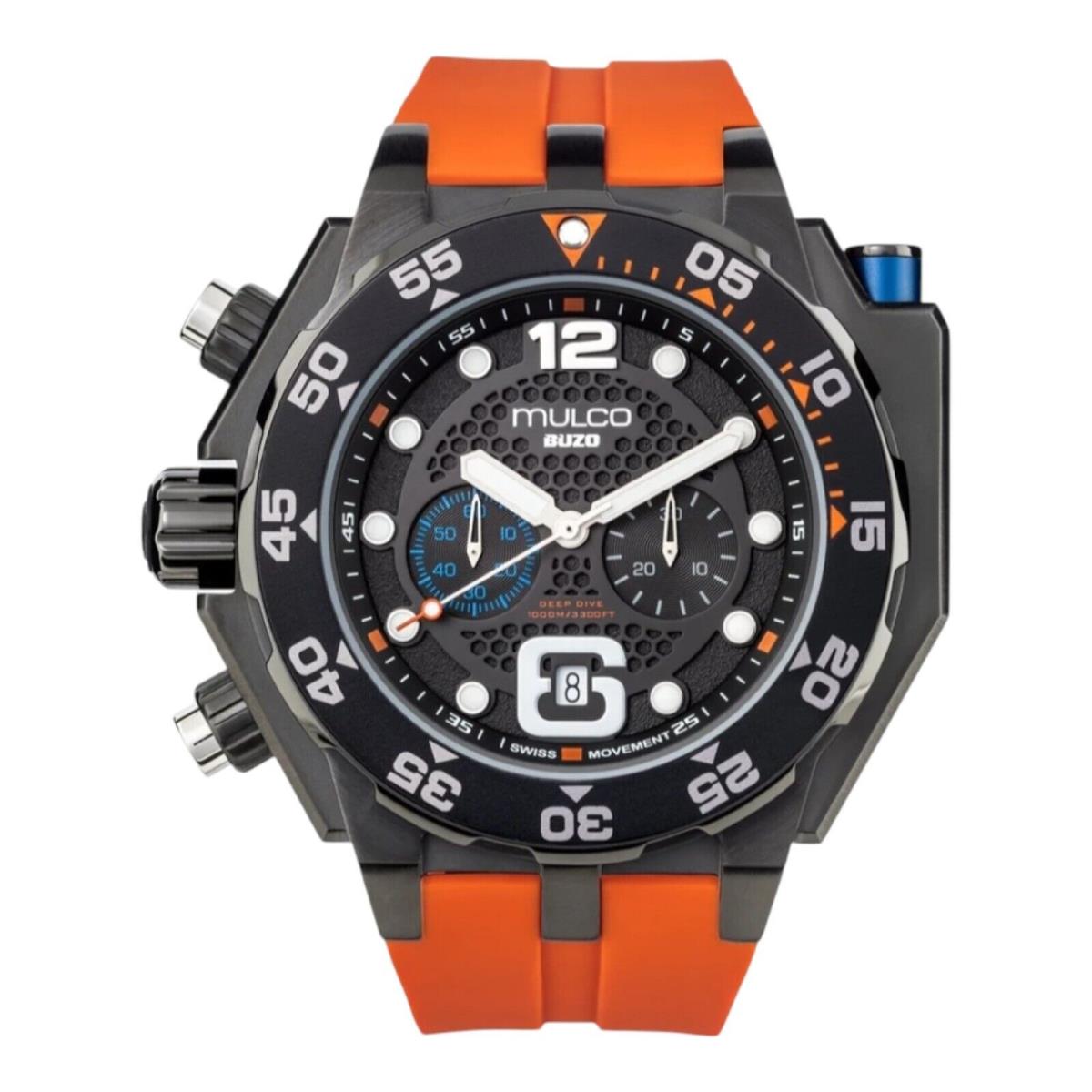 Buzo MB6-92826-615 Men`s Watch with Swiss Ronda 5021.D Quartz Movement by Mulco