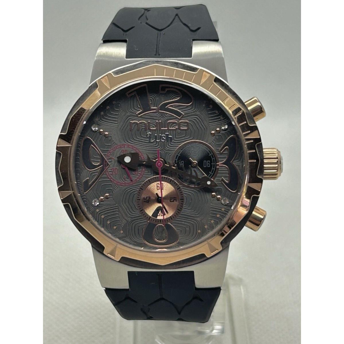 Lush Swiss Women`s Chronograph Rosegold Gray Dial Watch MW3-20637-023 42mm by Mulco