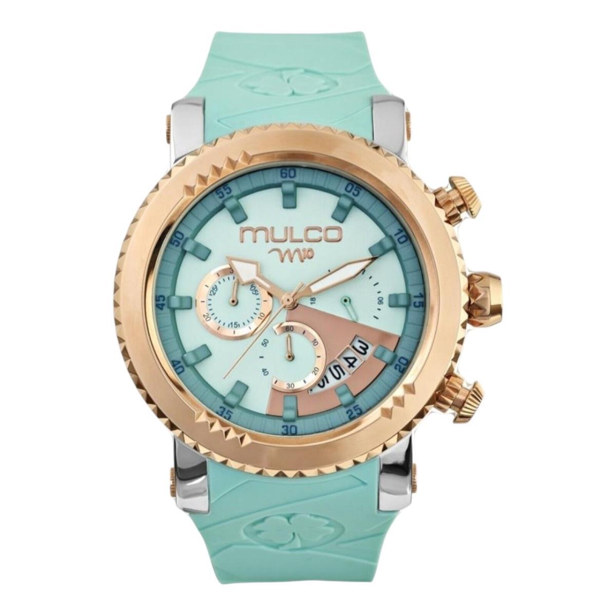 M10 MW5-2870-433 Ladies Turquoise Watch with Silicone Strap by Mulco