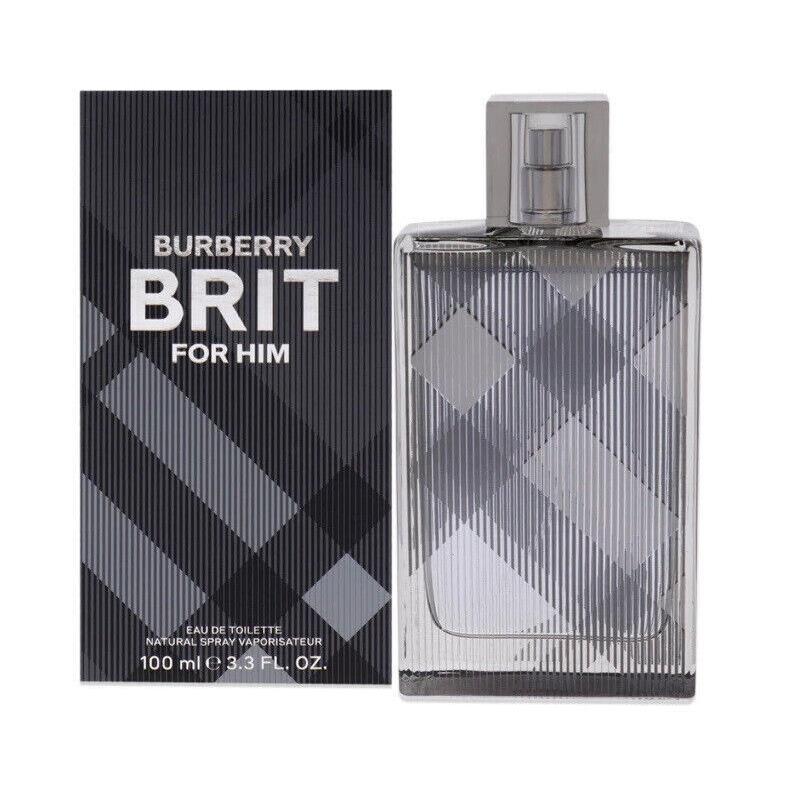 Burberry Brit Men 3.3 3.4 oz 100 ml Eau De Toilette Spray