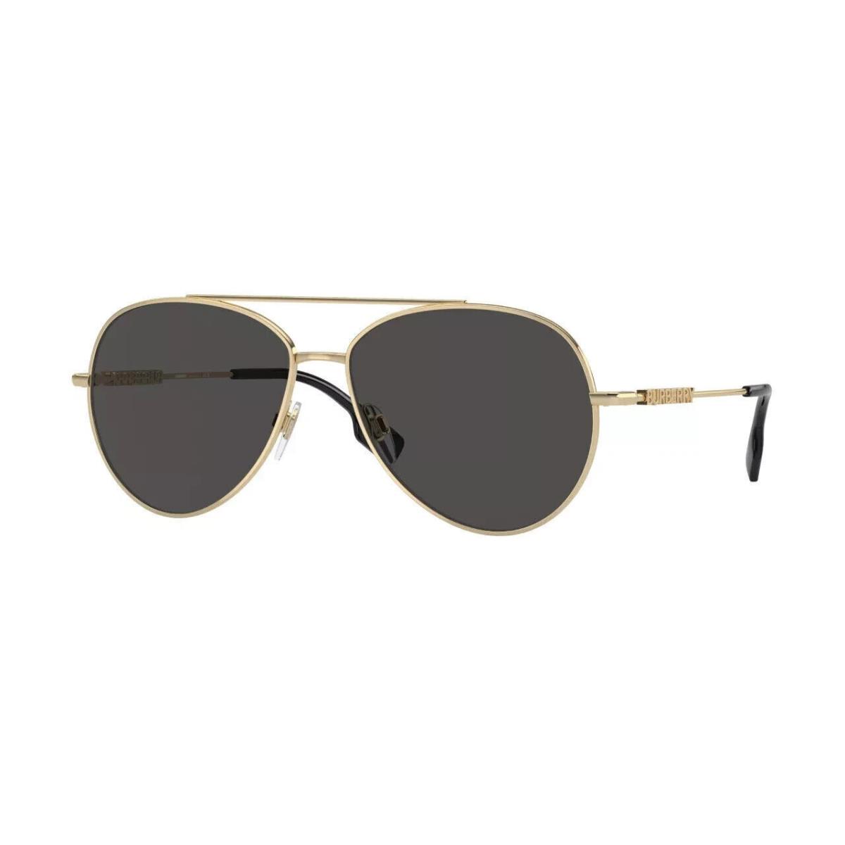 Burberry Sunglasses BE3147 110987 58 Gold Dark Gray Woman