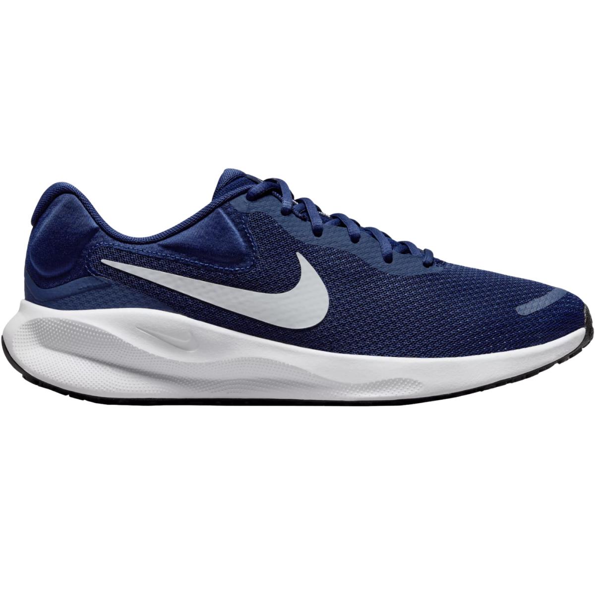 Nike Revolution 7 Men`s Running Shoes All Colors US Sizes 7-14 Midnight Navy/Black/White/Pure Platinum