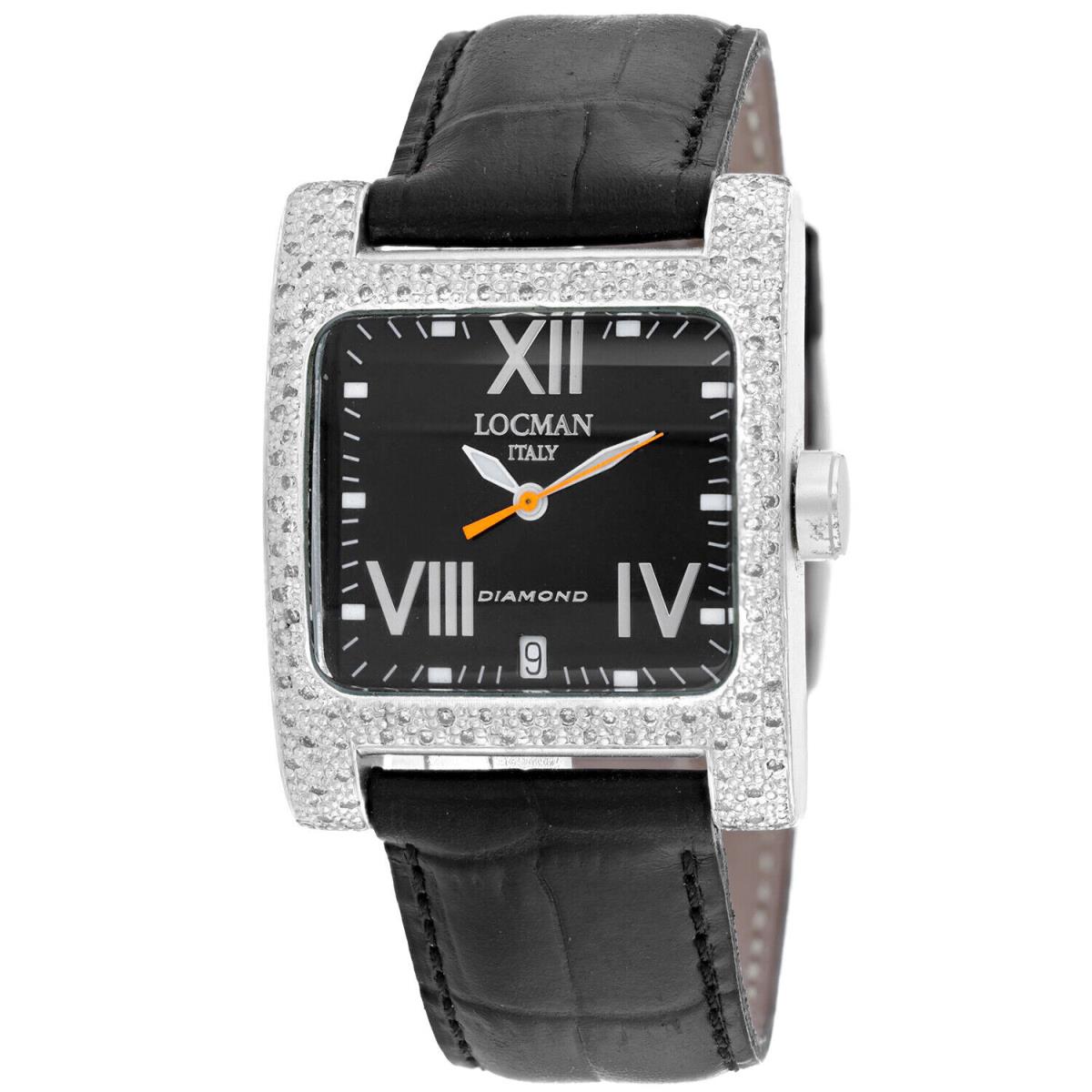 Locman Women`s Classic Black Dial Watch - 431BKD/BK Leal