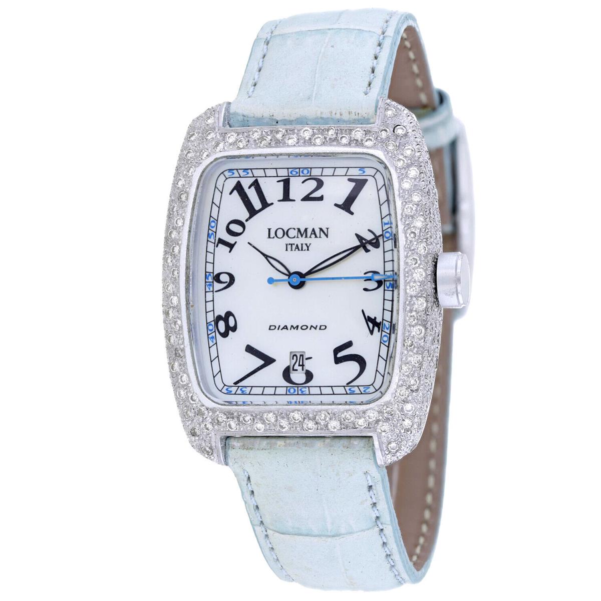 Locman Women`s Classic White Dial Watch - 488MOPBKSK2DC/S by Locman Italy