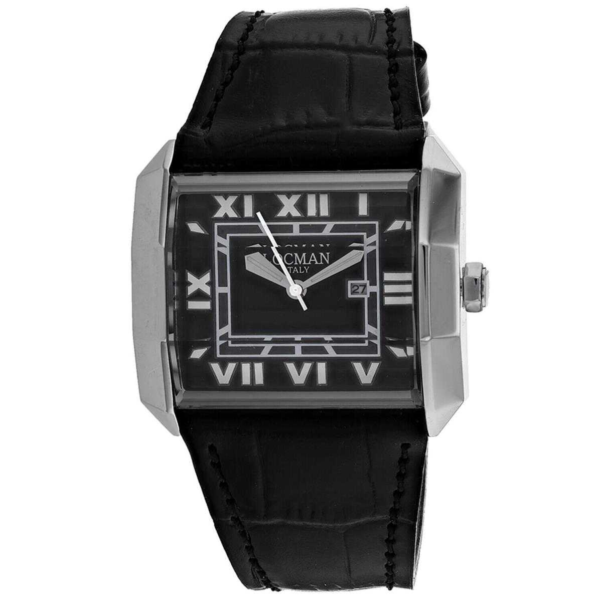 Locman Women`s Classic Black Dial Watch - 232BK/BKLE by Locman Italy