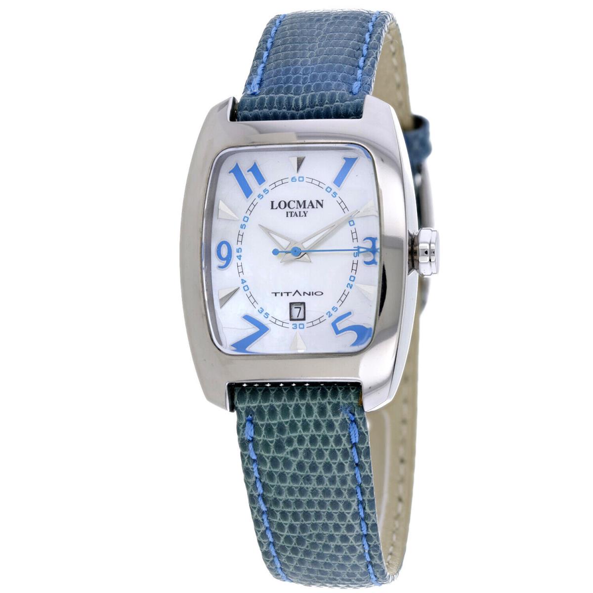 Locman Women`s Titanio Mother of Pearl Dial Watch - 483MOPSK/SL