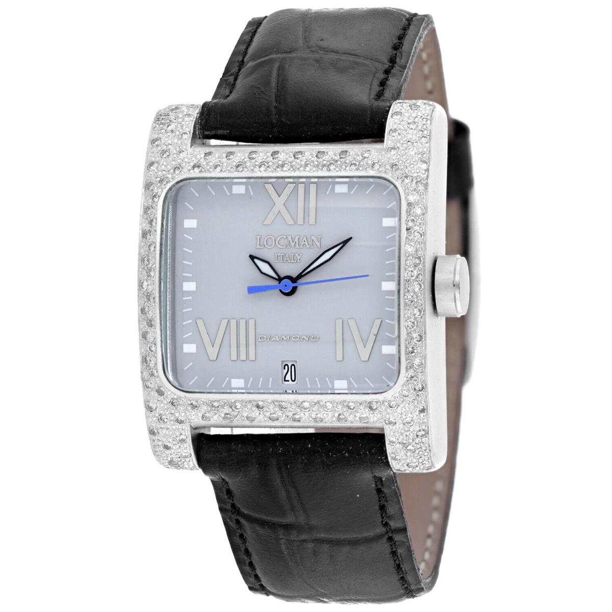 Locman Women`s Classic Grey Dial Watch - 431AGD/BK