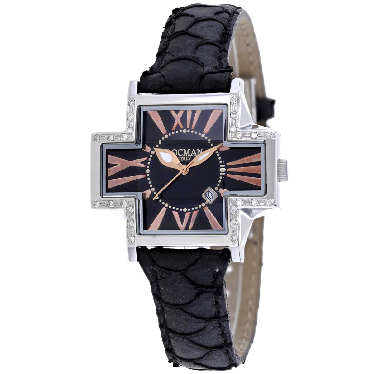 Locman Women`s Diamond Plus Mother of Pearl Dial Watch - 181SBKD/BKKS by Locman Italy