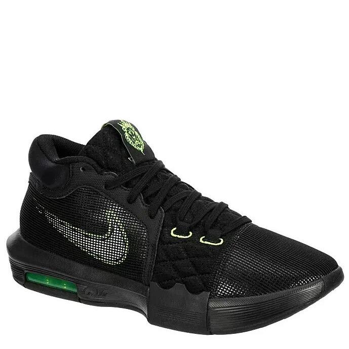 Nike Mens Lebron Witness 8 Basketball Training Shoe Sneaker Black - Black