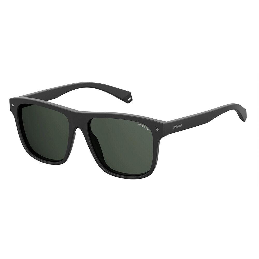 Polaroid Pld 6041/S 807_M9 Black Plastic Sunglasses Grey Polarized Lens - Frame: Black, Lens: Gray
