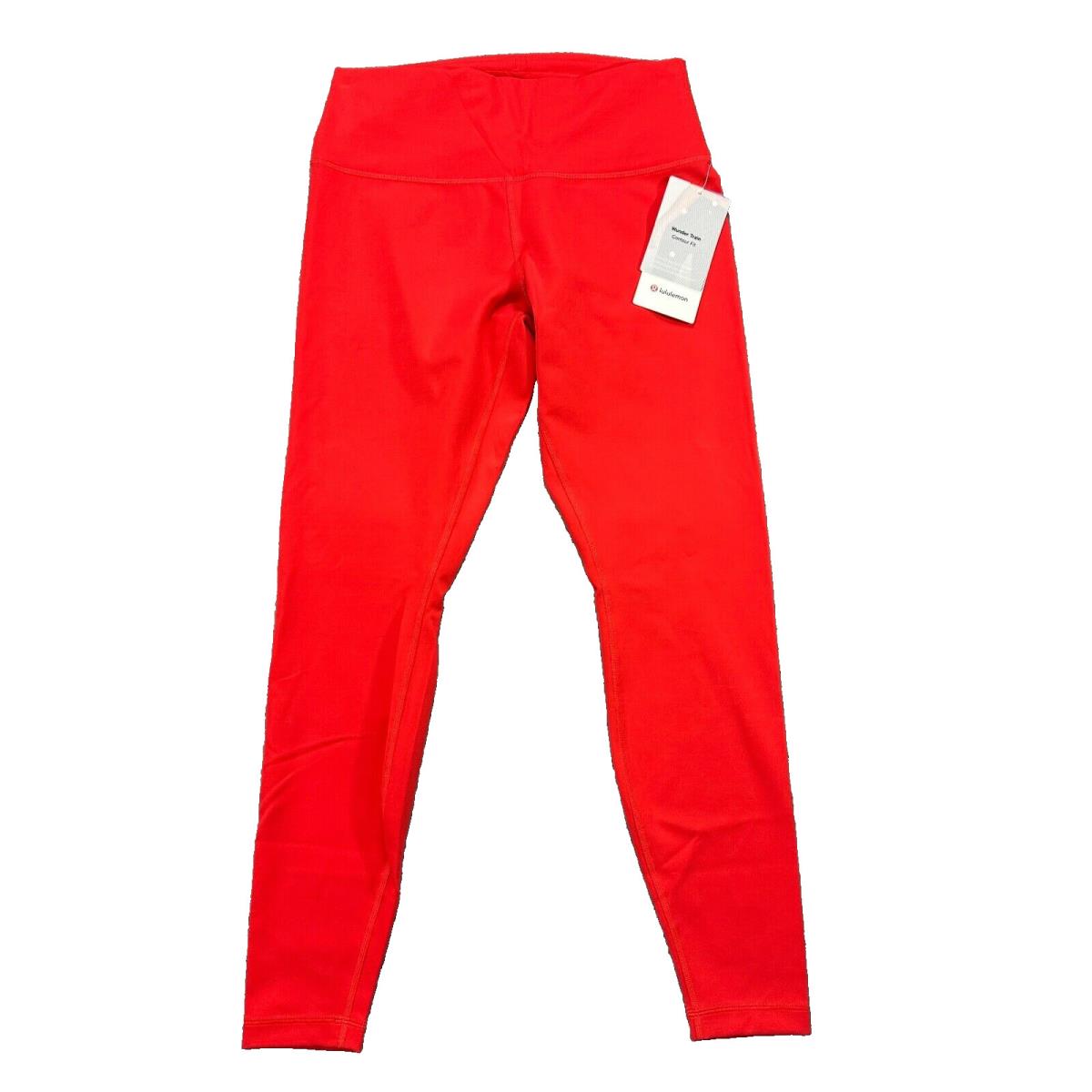 Lululemon Wunder Train High-rise Tight 28 Contour Fit Hot Heat Htht Red Size 14