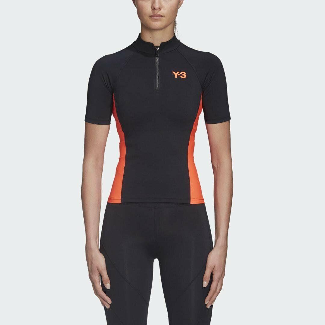 Adidas 272764 Y Y-3 Sport Top Black - Black/solar Orange Size S