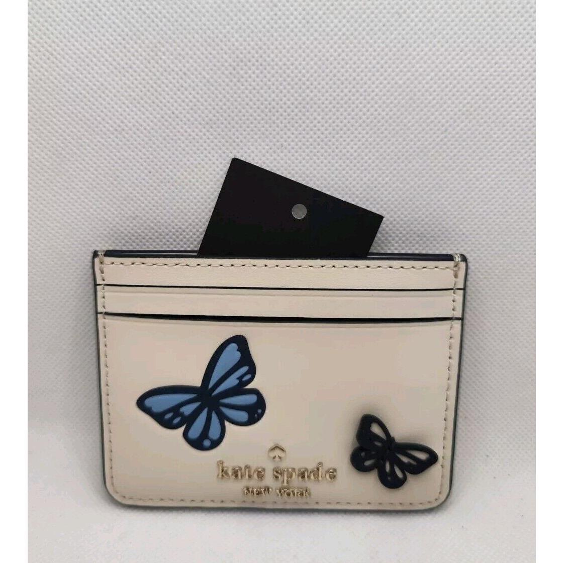 Kate Spade Flutter Fly Butterfly Small Slim Card Holder KB537