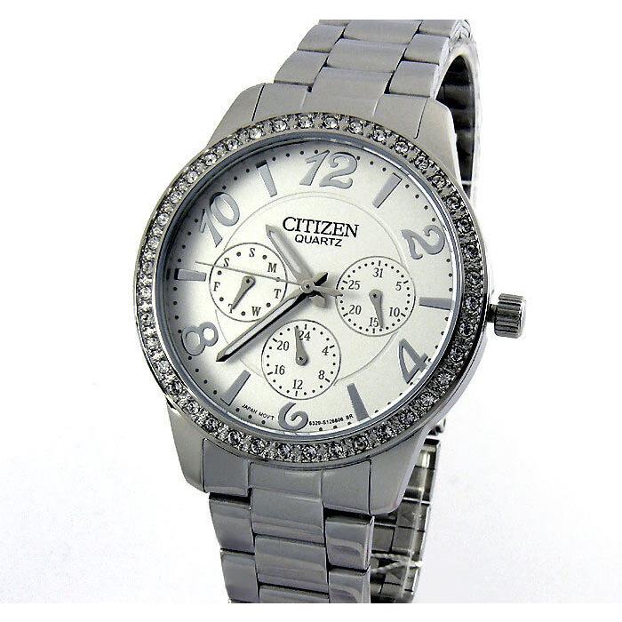 Citizen ED8120-54A Ladies Japan Made Multifunction 38mm Super