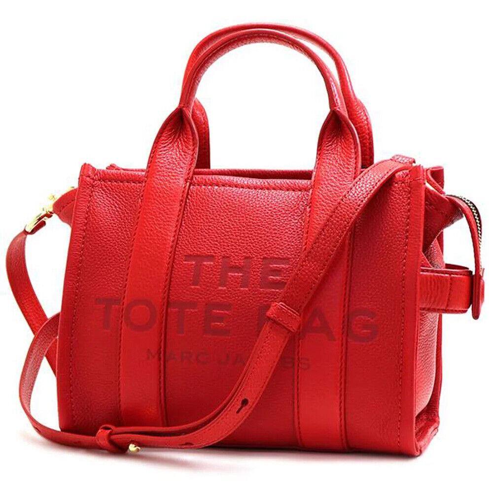 Marc Jacobs The Tote Bag True Red Petite Convertible Tote H009L01SP21 617