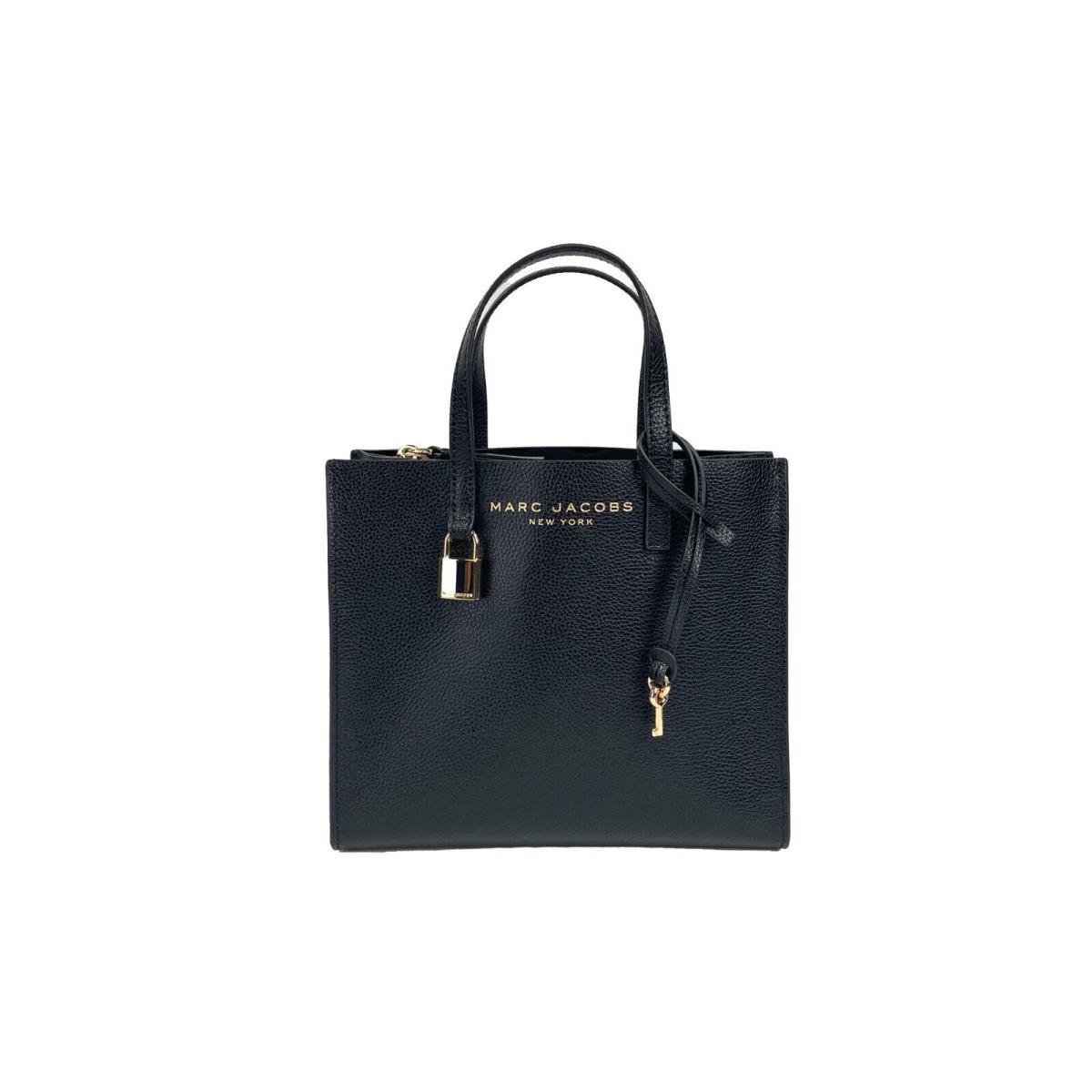 Marc Jacobs Mini Grind Black Leather Crossbody Bag Purse