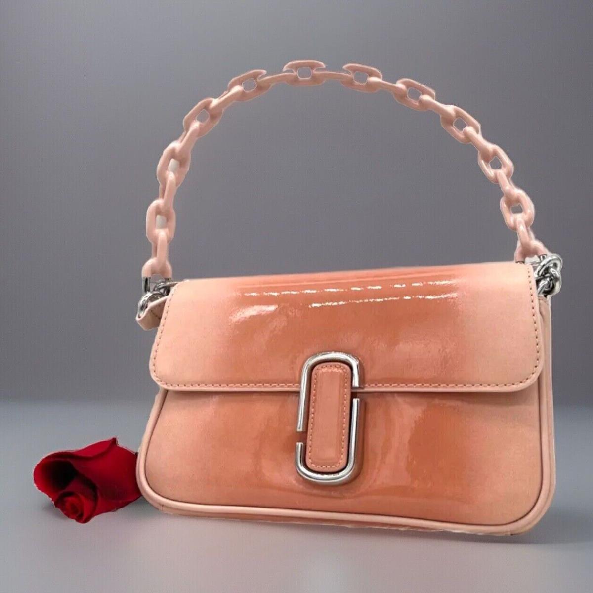 Marc Jacobs The J Marc Ombre Leather Top Handle Crossbody Bag-rose