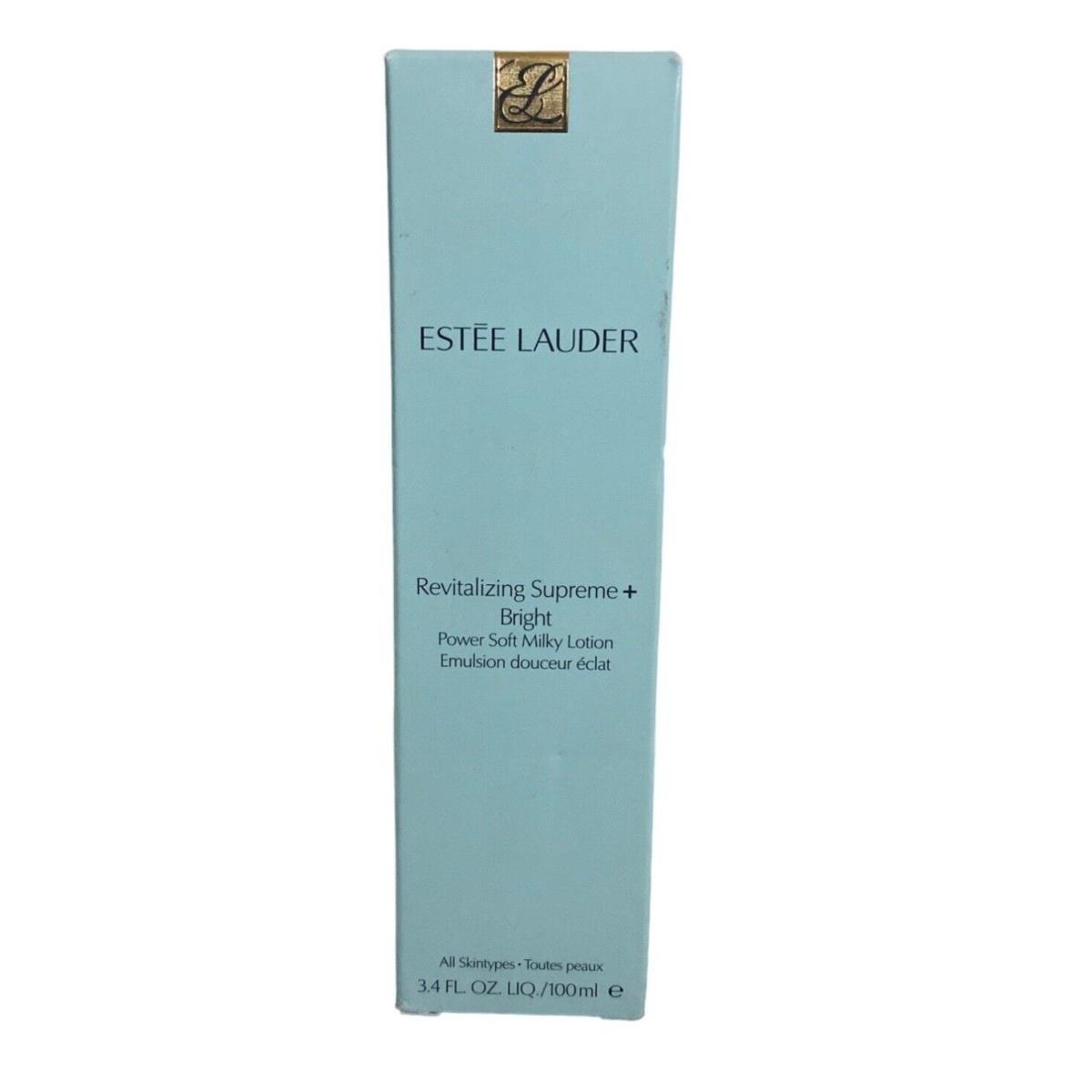 Estee Lauder Revitalizing Supreme + Bright Power Soft Milky Lotion 3.4oz