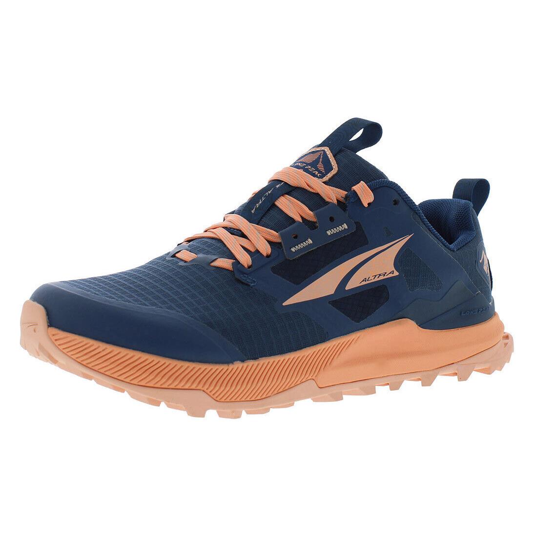 Altra Lone Peak 8 Womens Shoes Size 8 Color: Navy/coral