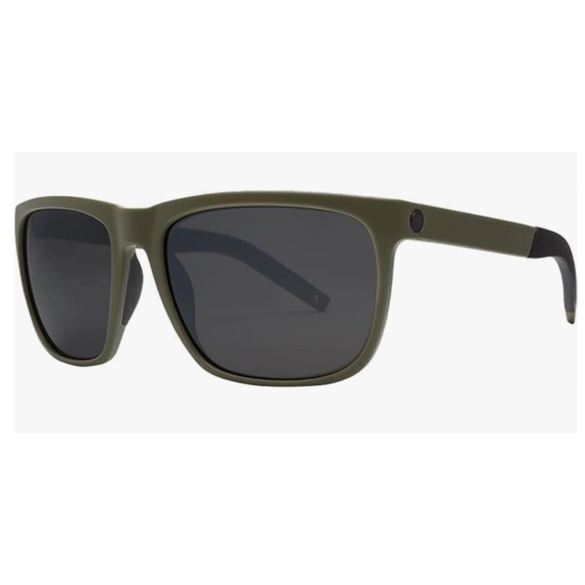 Electric Knoxville XL Sport Sunglasses-military Drab-silver Polarized Lens