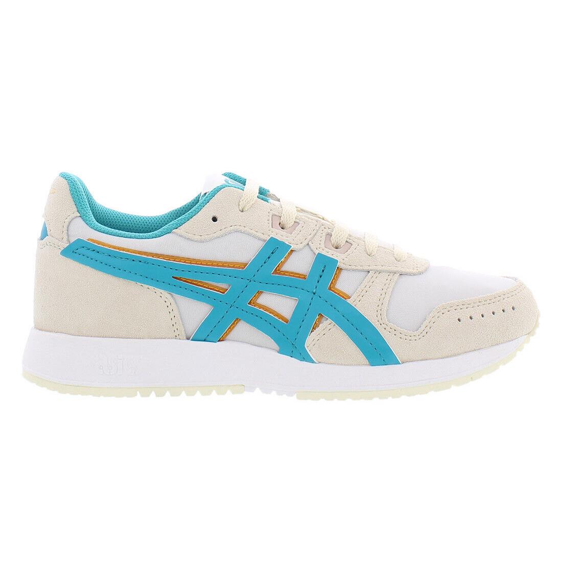 Asics Lyte Classic Womens Shoes - Beige/Blue/Orange, Full: Beige/Blue/Orange