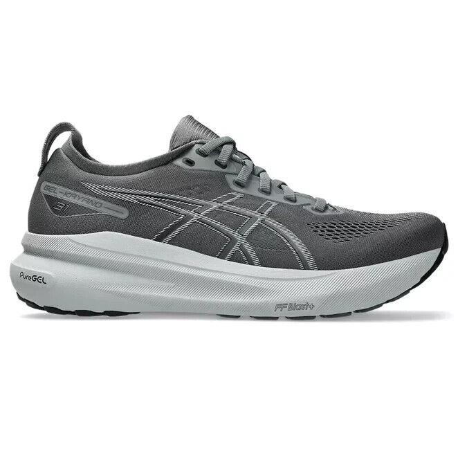 Asics Mens Shoes Gel-kayano 31 Running Sneakers Steel Grey Piedmont Grey