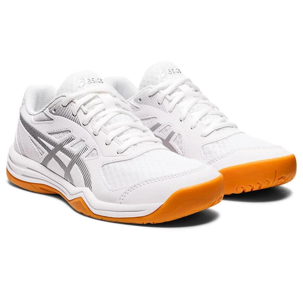 Asics Upcourt 5 1072A088.101 Sneakers Women`s 12 White Volleyball Shoes EEE3173 - White