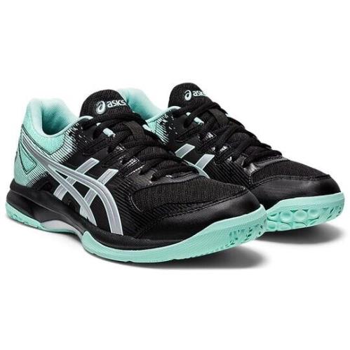 Asics Gel-rocket 9 1072A034-003 Sneakers Womens 9 Black Volleyball Shoes EEE3215