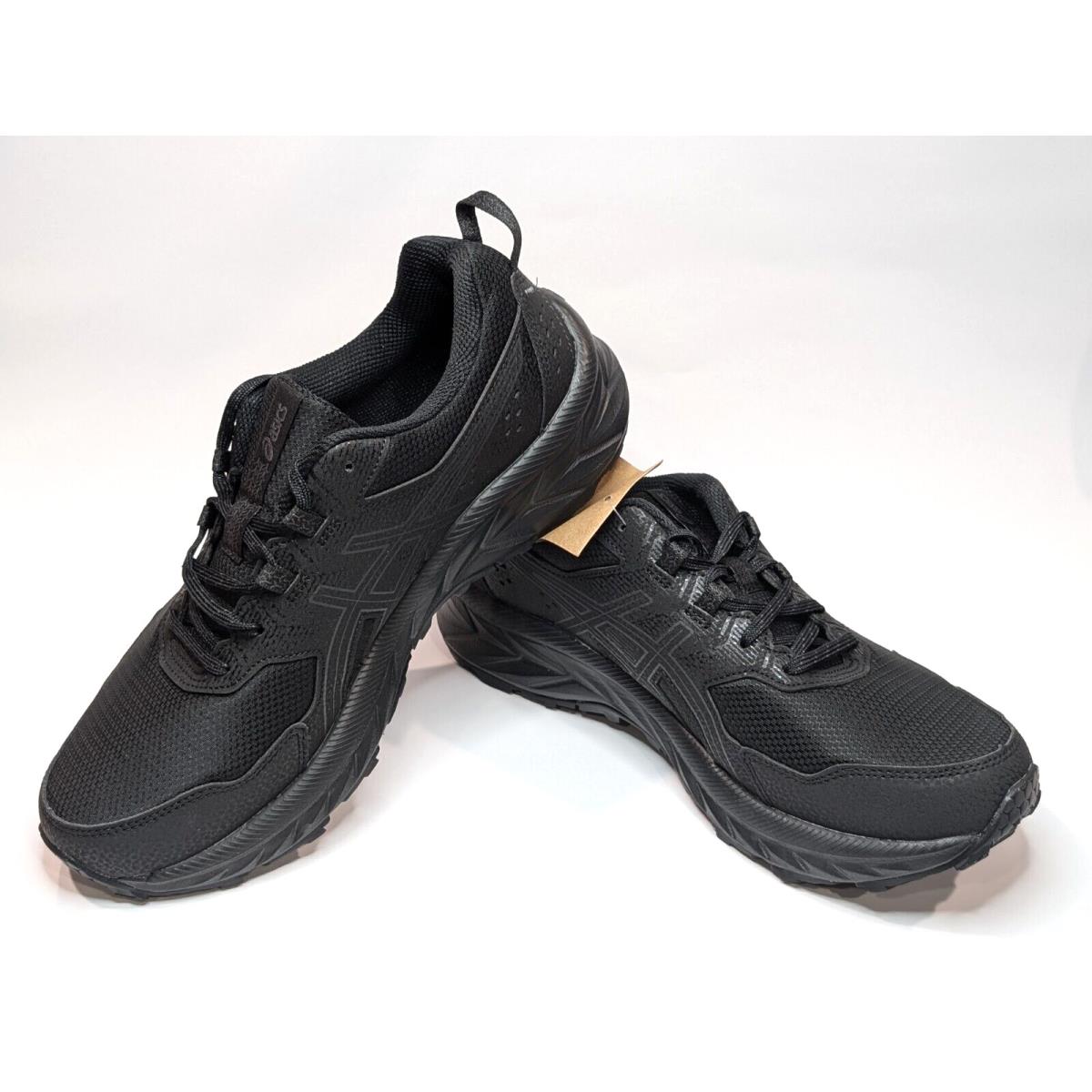 Asics Gel-venture 9 Black Men`s Trail Running Shoes - Size 9