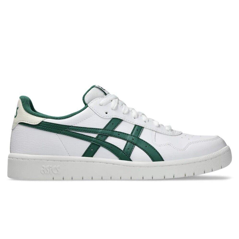 Asics Japan S Men`s Size 10 Casual Athletic Shoes Sneakers White/jasper Green