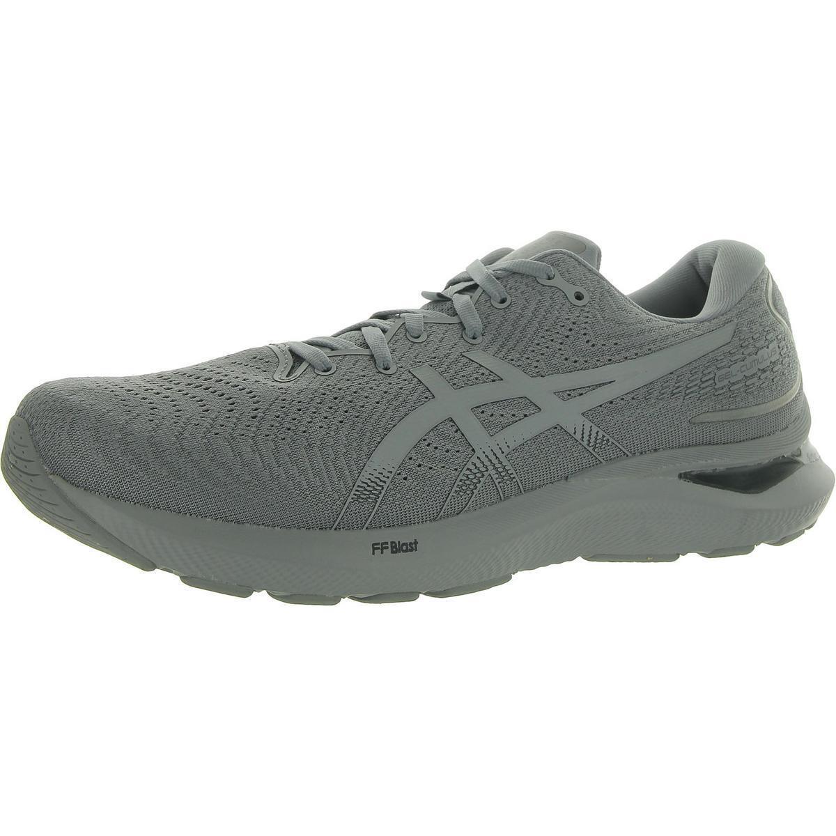 Asics Mens Gray Running Training Shoes Sneakers 10 Medium D Bhfo 5015