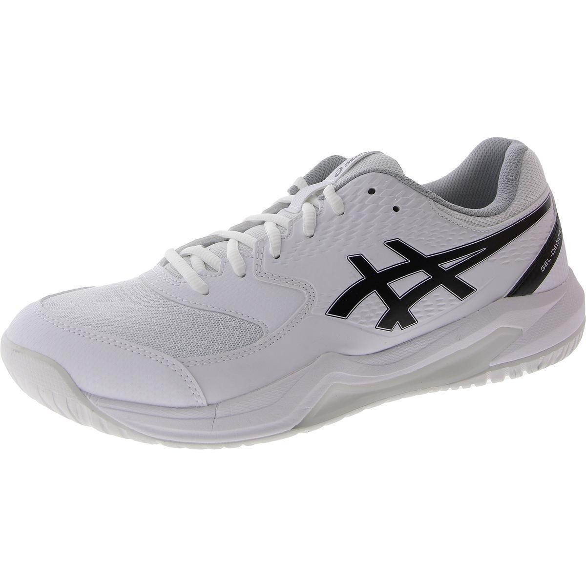 Asics Mens White Running Training Shoes Sneakers 10 Medium D Bhfo 8893