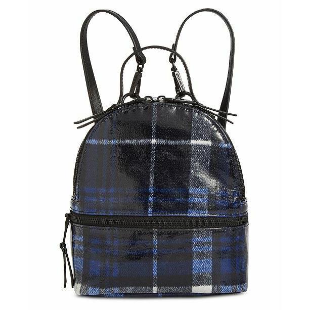 Steve Madden Val Plaid Backpack